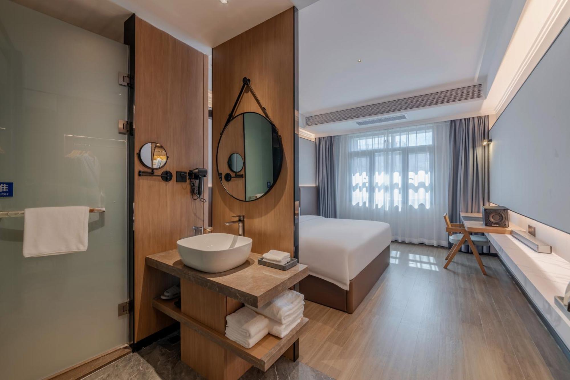 Luyue Hotel Movie Hotel Huaqiangbei Convention And Exhibition Center Branch Σενζέν Εξωτερικό φωτογραφία