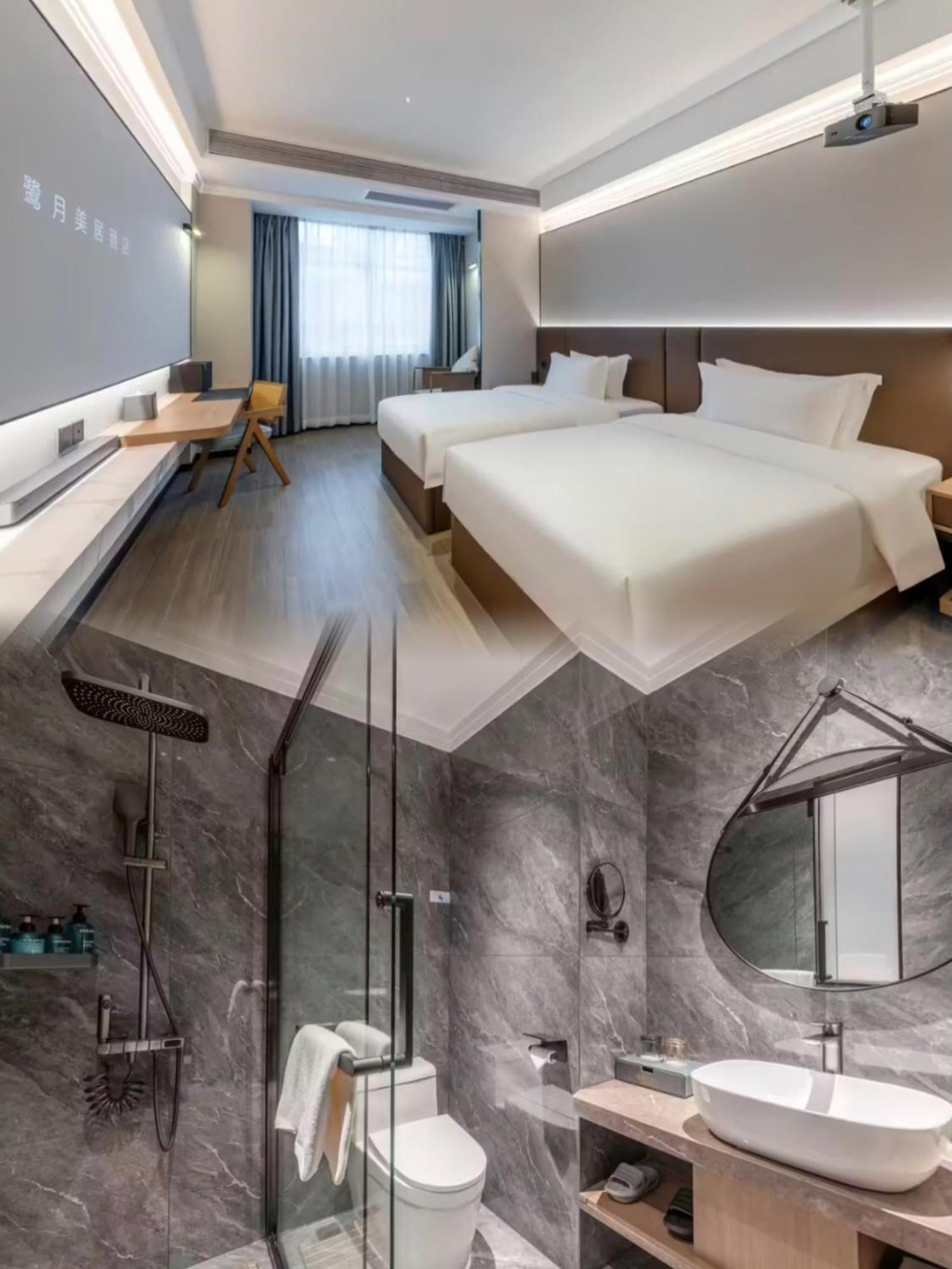 Luyue Hotel Movie Hotel Huaqiangbei Convention And Exhibition Center Branch Σενζέν Εξωτερικό φωτογραφία